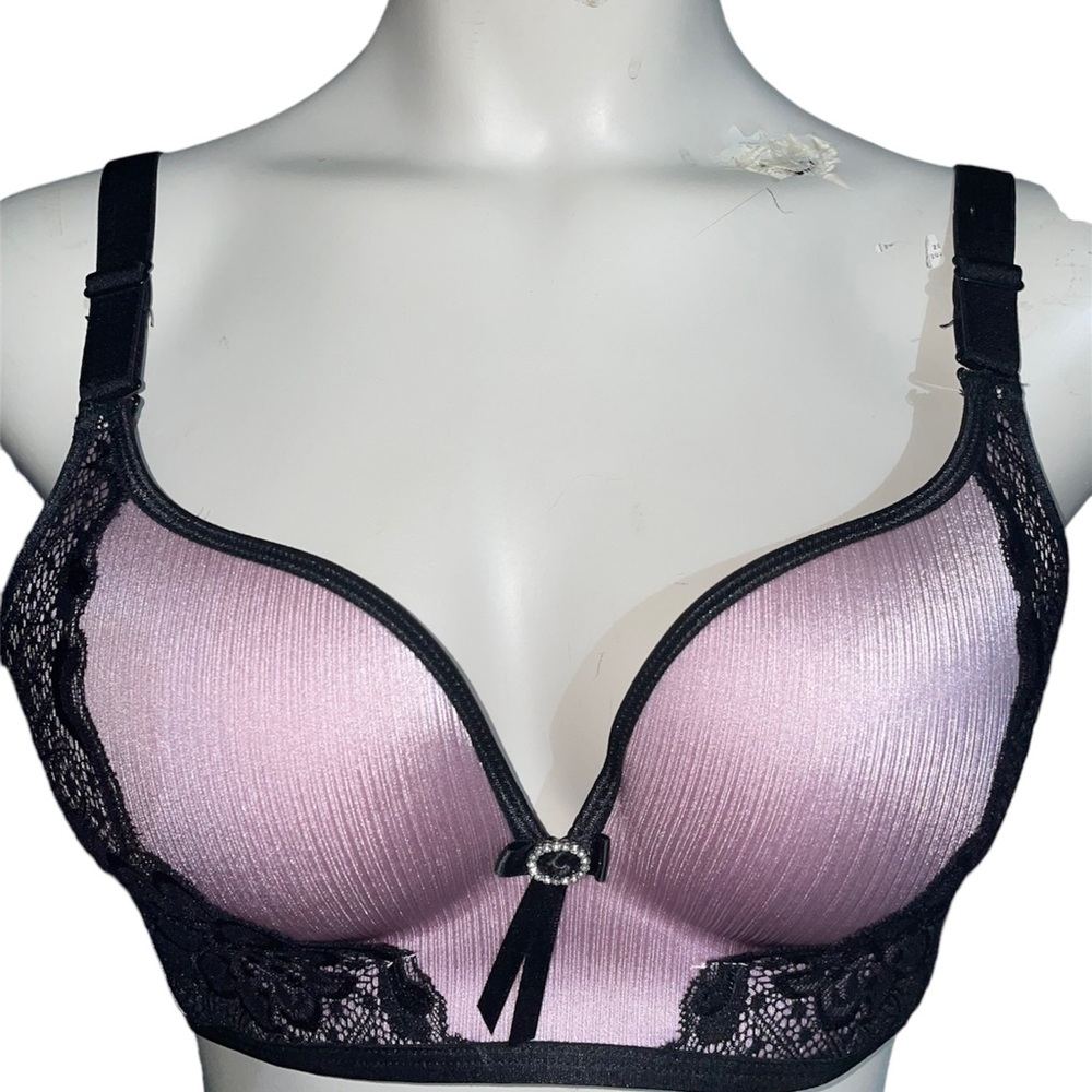 FENGTI 38B/36C Pink Fancy Style Bra